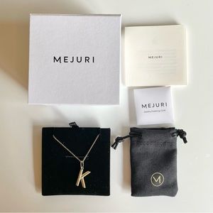 Mejuri Bold Letter K Pendant Necklace